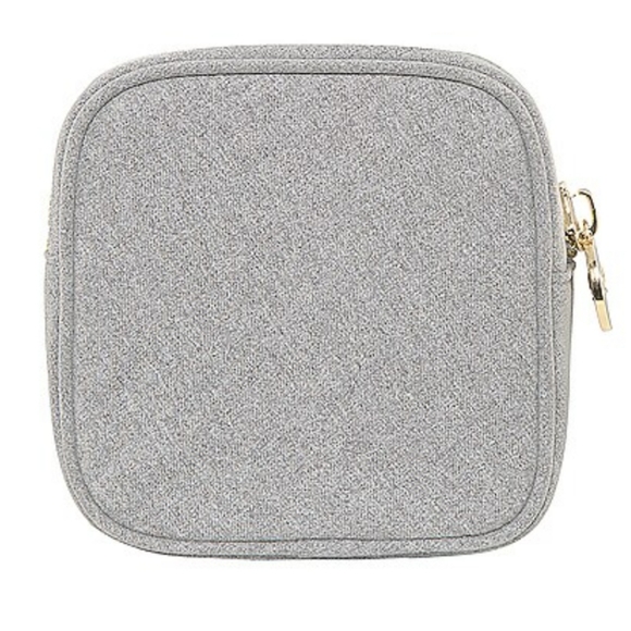 Stoney Clover Lane Mini Pouch clear Heather nwt gray - Picture 2 of 7